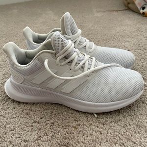 Adidas white shoes